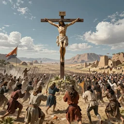 Large scale modern battle jesus christ