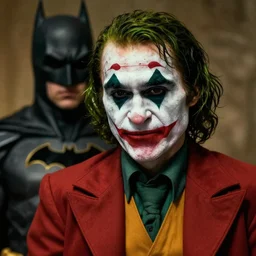 a fantasy portrait of the joker next to batman by caravaggio, peter paul rubins, sharp focus, trending on artstation, cinematic lighting, hyper realism, hyper detailed, vivid, ultra detailed,