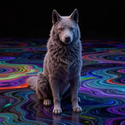 A hasselblad studio photo of Fin The human character in render of multiverse surface with fauvism liquid pattern, unreal engine, octane render, blender3d, digital art by Beeple intrecate light, 8k resolution