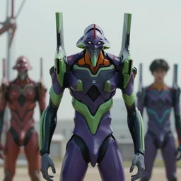 korean film still from korean adaptation of the end of evangelion
