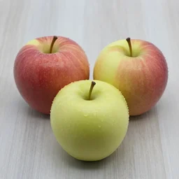 exactly three apples