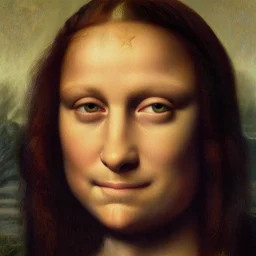 intricate five star dream facial portrait by leonardo da vinci, oil on canvas, hdr, high detail, photo realistic, hyperrealism, matte finish, high contrast, 3 d depth, centered, masterpiece, vivid and vibrant colors, enhanced light effect, enhanced eye detail, artstationhd
