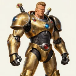 Stone Cold Steve Austin mech warrior, digital painting by Kentaro Miura and Hayao Miyazaki