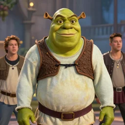 real - life shrek, a still of a k - pop music video