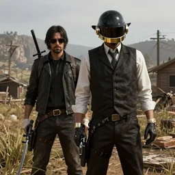 Daft Punk in Red Dead Redemption 2