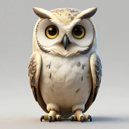 a bone owl, symmetrical, highly detailed, digital art, sharp focus, trending on art station