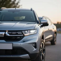 high quality photo of a modern dacia , photography 4k, f1.8 anamorphic, bokeh, 4k, Canon, Nikon