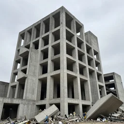 massive brutalist hellscape concrete nightmare by siconolfini james gurney greg rutowski yoji shinkawa dzo victo ngai olivier scott fischer yoji shinkawa keith thompson michael whelan hyperrealism