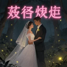 married prince illustrated by bobby chui, fireflies around, mute, neon light language, wlop, james jean, victo ngai, beautifully lit, muted colors, highly detailed, fantasy art by craig mullins, thomas kinkade