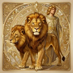 simba, d & d, fantasy, intricate, elegant, highly detailed, digital painting, artstation, concept art, matte, sharp focus, illustration, hearthstone, art by artgerm and greg rutkowski and alphonse mucha