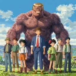 donald trump as king kong, ben hur, loftis, cory behance hd by jesper ejsing, by rhads, makoto shinkai and lois van baarle, ilya kuvshinov, rossdraws global illumination