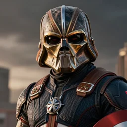 jabba the hutt as captain america, octane render, close up
