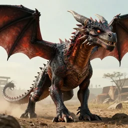 full shoot four legged western style dragon movie, four legged, western style, dragon, movie, ( stylized, artgerm, artstation, hd, cgsociety, cgi, realistic, dramatic, cinematic, artistic, trending, detailed )
