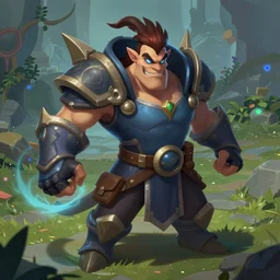 kog'maw, league of legends, trending on artstation