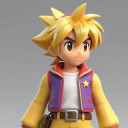 Crono portrait from Chrono Trigger unreal engine