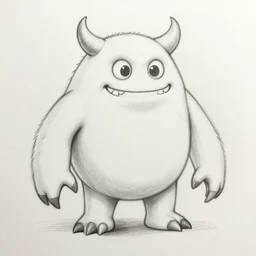 sketch of a monster