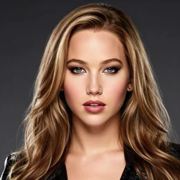 portrait of Jennifer Lawrence as Mystique, by MARVEL comics and Sandra Chevrier