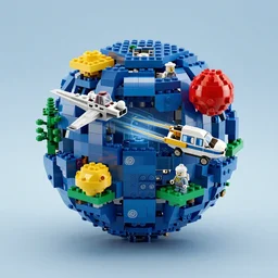 the universe made by lego pieces