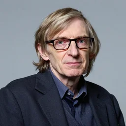 portrait of stephen hawking as an ancient samurai
