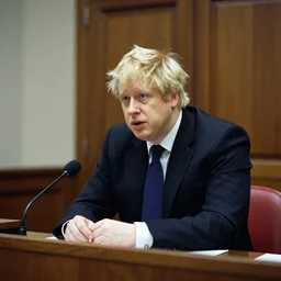 boris johnson on trial in court, award winning photograph, 35mm photography