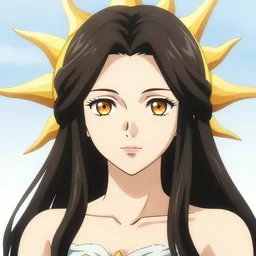 A close-up professional anime portrait of Ssunbiki as a sun goddess from Skyrim, by a professional manga illustrator, Stanley Artgerm Lau, WLOP, Rossdraws, James Jean, Andrei Riabovitchev, Marc Simonetti, and Sakimichan, tranding on artstation