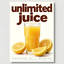 poster for'unlimited juice ', 1 9 8 8 melt movie classic, ( directed by j. michael muro, art direction by by wayne barlowe, glenn fabry and frank frazetta, cinematography by robby muller )