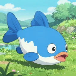 Magicarp anime style