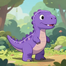 purple dinosaur