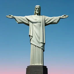 a highly detailed picture of the christo redentor in a vaporwave style dabbing over rio de janeiro, aerial photography, ultrawide lens, art by john collier and albert aublet and krenz cushart and artem demura and alphonse mucha, volumetric lighting, octane render, 4 k resolution, trending on artstation, masterpiece