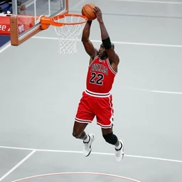 Micheal Jordan dunking