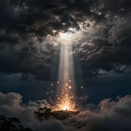 spark of gnostic light shrouded in thick dark clouds of ignorance.