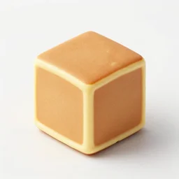 A cube made out of pancake.