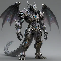 muscular and tall ghostly humanoid dragon!!!! draconian!! intricate ornate iridescent heavy armor!! character concept art, sharp focus, octane render! unreal engine 5! highly rendered!! trending on artstation!! detailed linework!! illustration by artgerm, wlop, and chie yoshii
