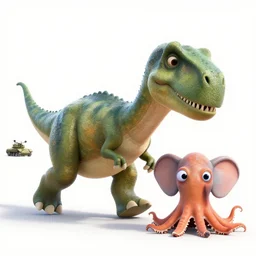 pixar running brontosaurus octopus atat elephant googly eyes, military tank fury road iron smelting pits space marines, highly detailed cinematic scifi render of 3 d sculpt of spiked gears of war skulls, military chris foss, john harris, hoover dam'aircraft carrier tower'beeple, warhammer 4 0 k, halo, halo, mass effect