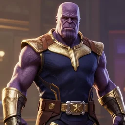 screenshot of Thanos as a GTA San andreas character, gameplay
