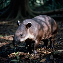 a photo of a pichu tapir in its natural habitat, kodak ektachrome e 1 0 0 photography