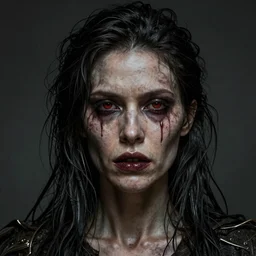 ultra realist intricate detailed portrait of a single rugged attractive female, insanity accurate features, apocalyptic, very intricate details, 8 k resolution, dim lighting, artstyle zdzisław beksinski and keith thompson, award winning