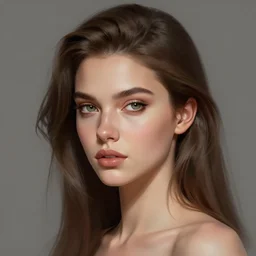 Beautiful woman's portrait. Trending on artstation. Digital render by Yury Kantsevich.
