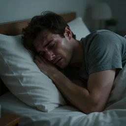 lonely man crying by the side of his bed, dslr, 8 k, octane beautifully detailed render, sad mood, cinematic lighting, detailed photo, masterpiece, volumetric lighting, ultra realistic, highly detailed, high quality, lossless, photorealistic