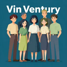 vin venture. clean cel shaded vector art. shutterstock. behance hd by lois van baarle, artgerm, helen huang, by makoto shinkai and ilya kuvshinov, rossdraws, illustration, art by ilya kuvshinov