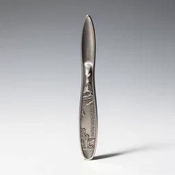 enamel hoe, studio product photography, isolated on a pure white background, centered, entire object in frame, sharp focus, soft studio lighting
