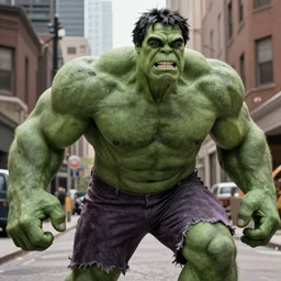 film still of Jimmy Savile as Hulk in The Incredible Hulk, 4k