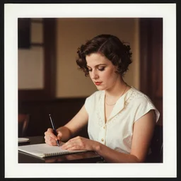 a vintage 1 9 2 0 s kodachrome slide of a romantic academia aesthetic of a woman.