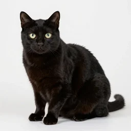 a black cat