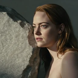 emma stone as a stone