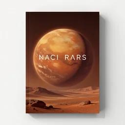 a book cover for a book about mars