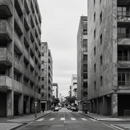 a liminal city street in the style of brutalist architecture in the style of minimalism architecture trending on artstation deviantart pinterest detailed realistic hd 8 k high resolution