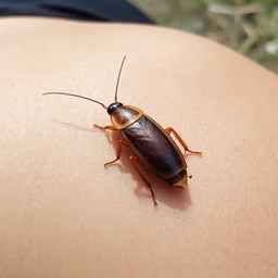 roaches are crawling under his skin