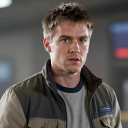 Live Action Still of Jerma in Back to the Future, real life, hyperrealistic, ultra realistic, realistic, highly detailed, epic, HD quality, 8k resolution, body and headshot, film still