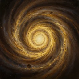 deep abyss, universe void, giant vortex, golden ratio, perfectly symmetrical, oil on canvas, cinematic volumentric lighting, wojciech siudmak, hyper detailed, octane render, artstation